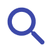 magnifying glass icon, black background