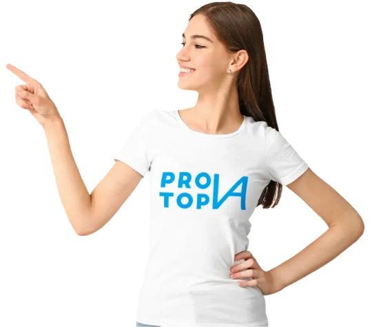 white t-shirt, protopa