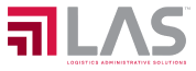 The las logo on a black background, designed with the assistance of a Virtual Assistant.