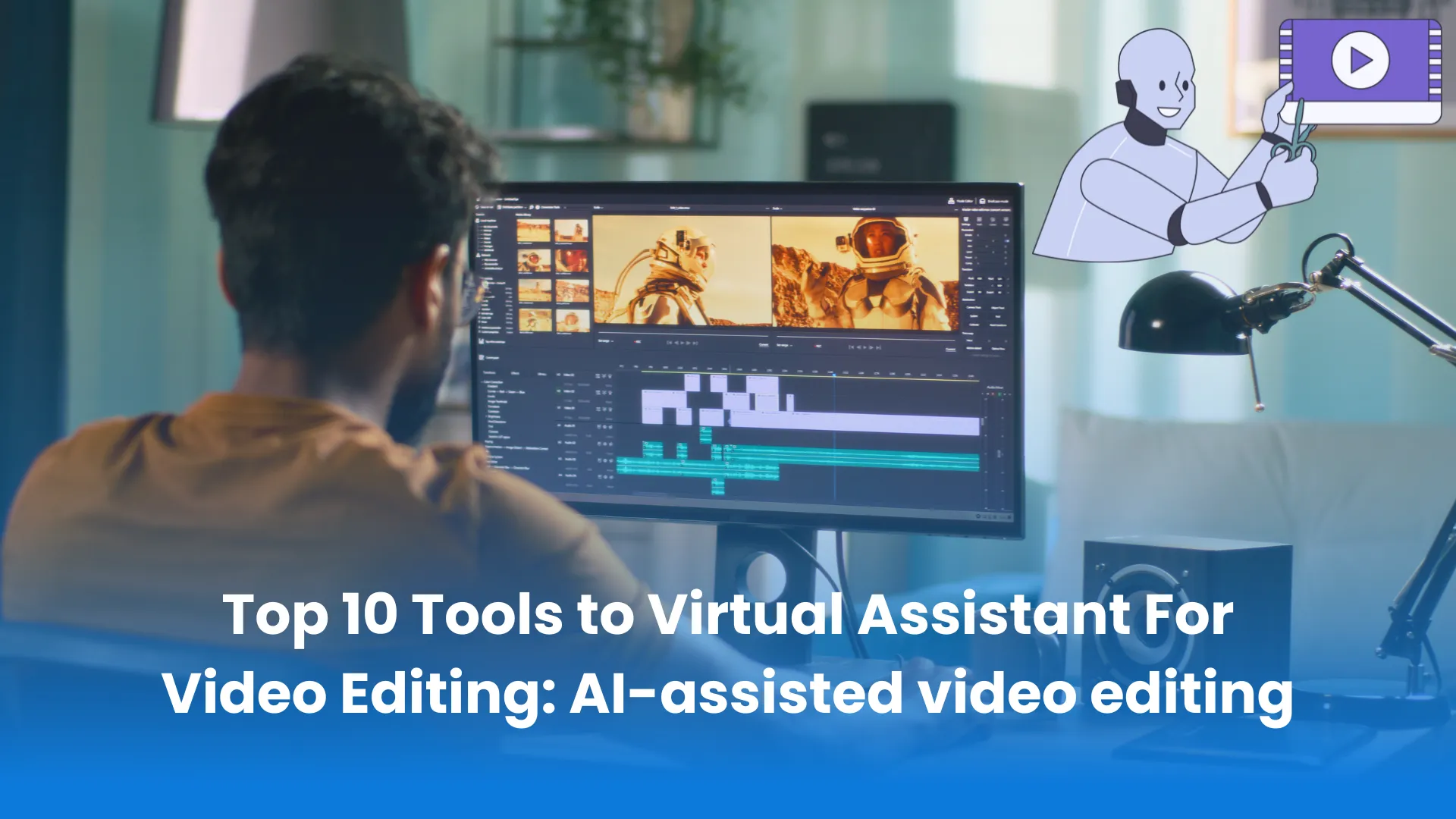 Top 10 Tools to Virtual Assistant For Video Editing: AI-assisted video editing