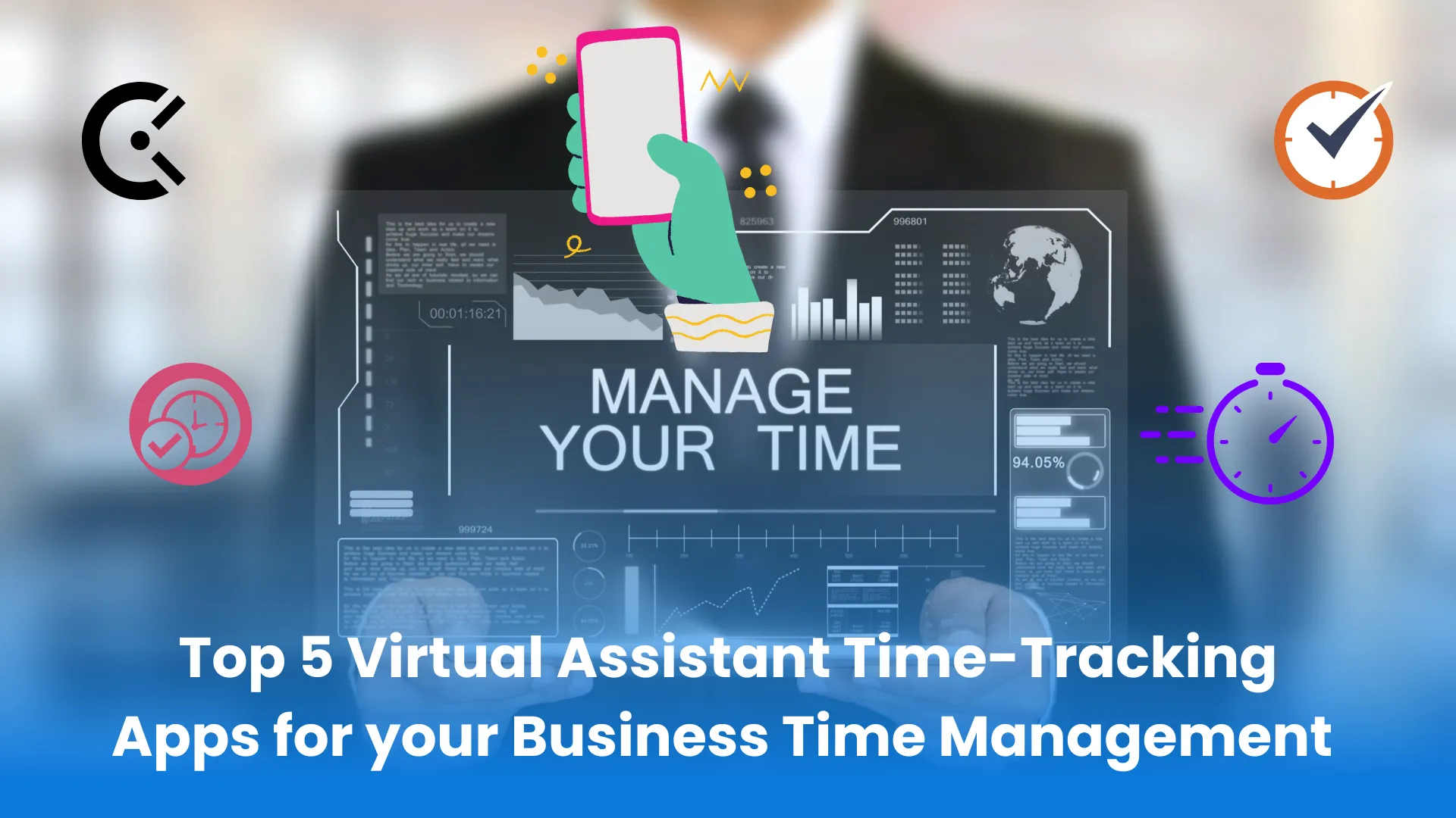 Top 5 virtual assistant time-tracking apps for efficient business time management.